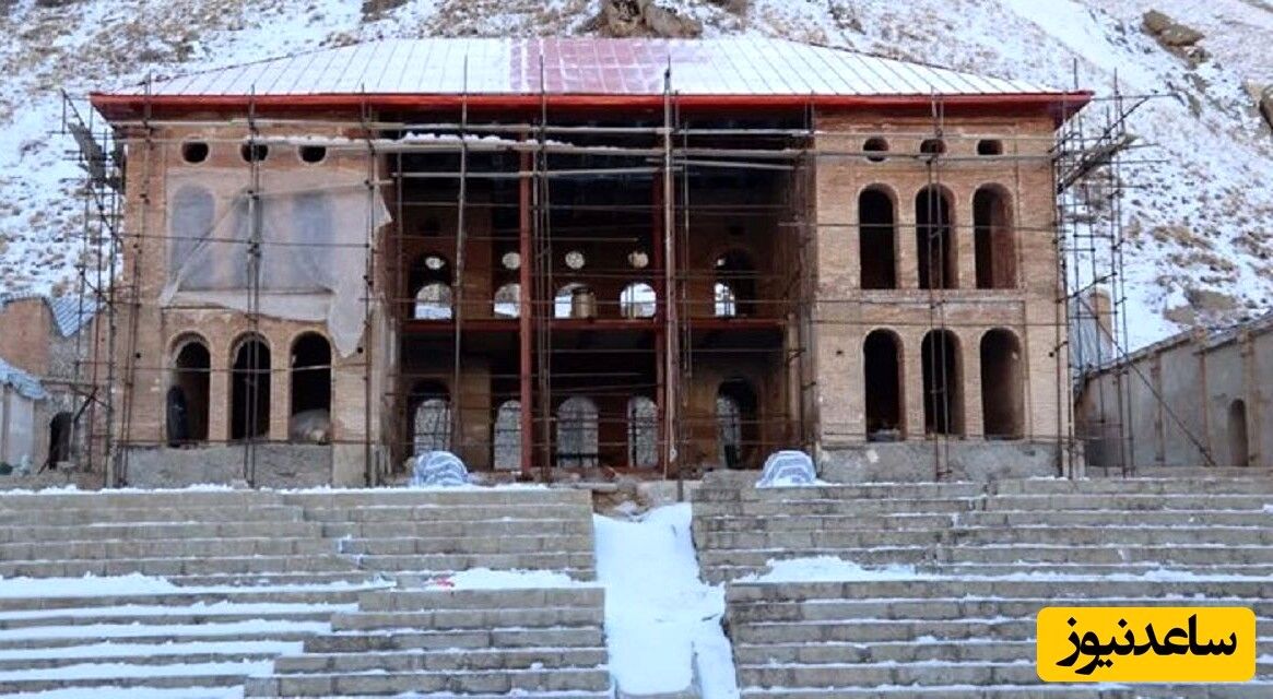 (عکس) سفر به عصر قاجار؛ «کاخ ناصرالدین شاه» در اطراف کرج؛ سال 1257