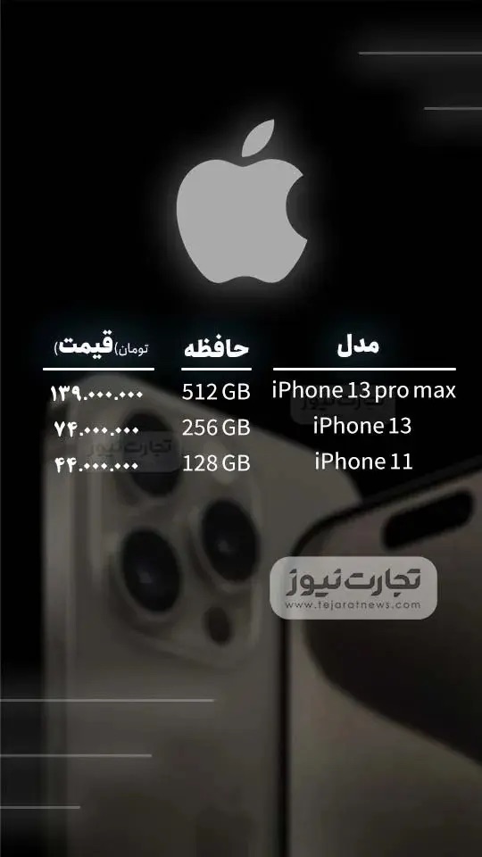 قیمت گوشی موبایل امروز ۱۹ فروردین ۱۴۰۴ + جدول IMG_2108