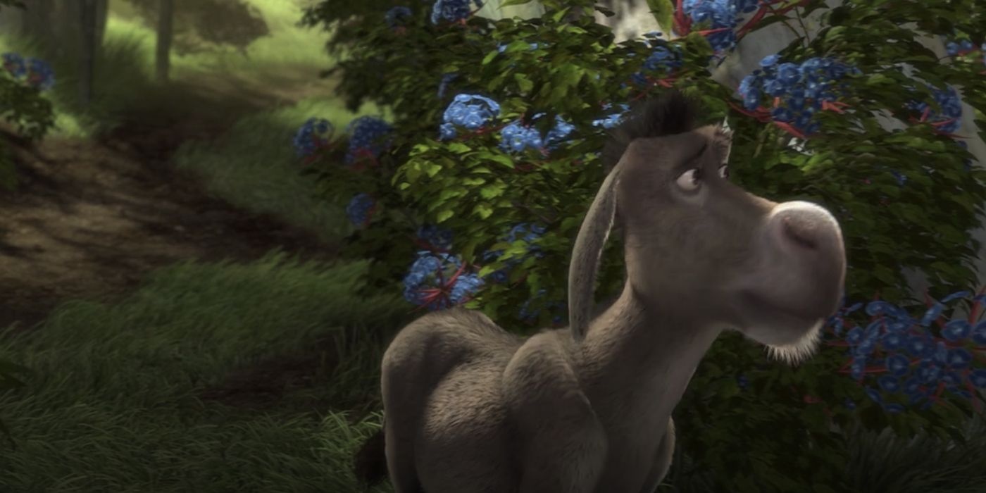 بهترین دیالوگهای انیمیشنهای شرک donkey-looks-for-flowers