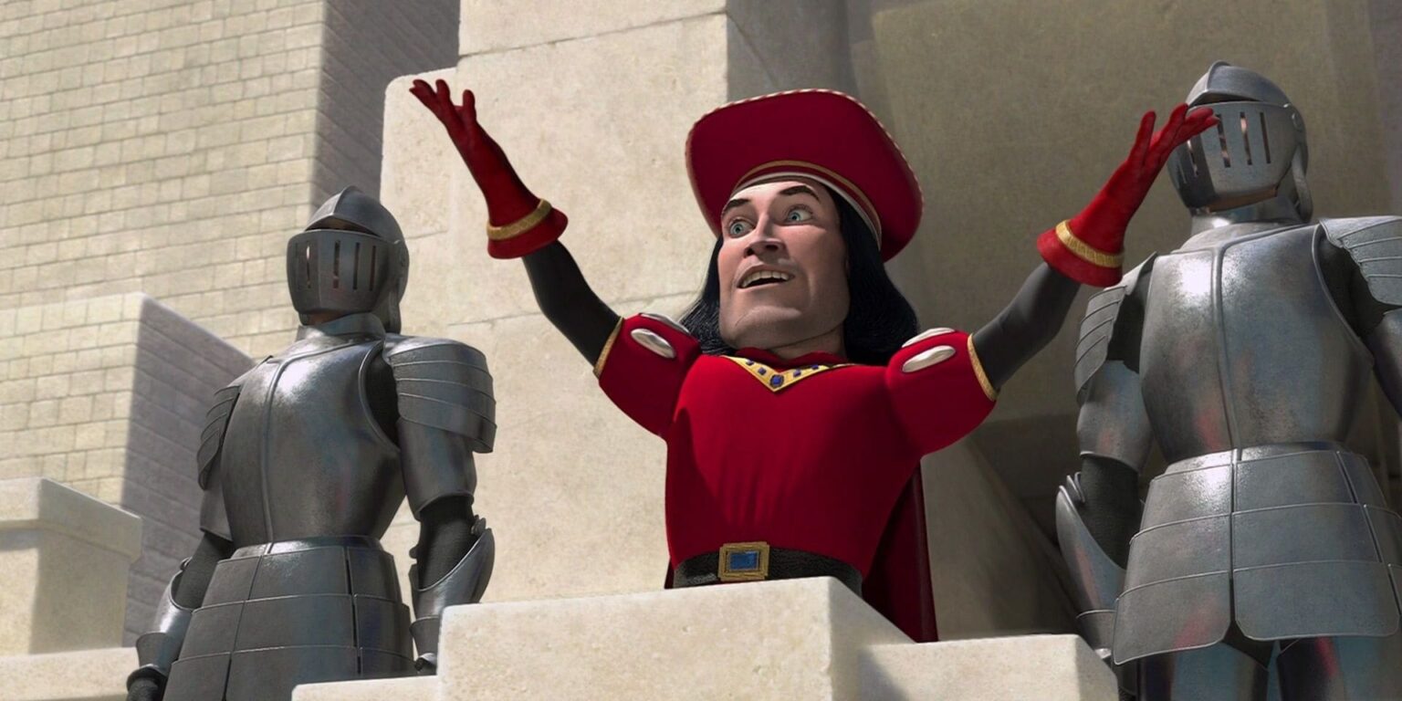 بهترین دیالوگهای انیمیشنهای شرک lord-farquaad-giving-a-speech-in-1536x768