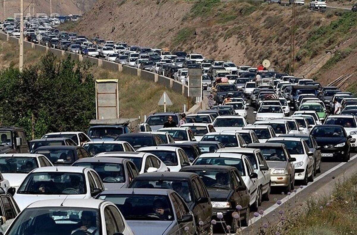 ترافیک بسیار سنگین در مسیرهای ورودی به تهران