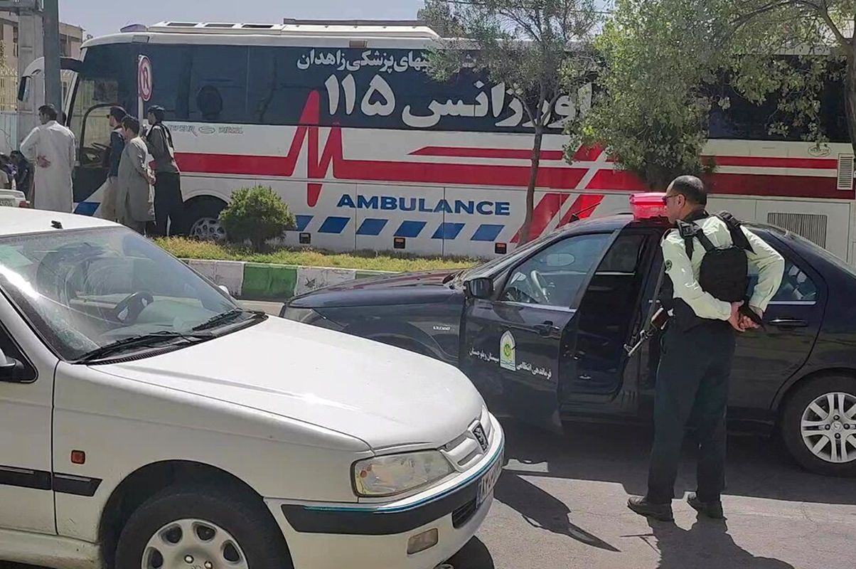 عکس| شهادت نوزاد در حمله تروریستی به دادگستری زاهدان