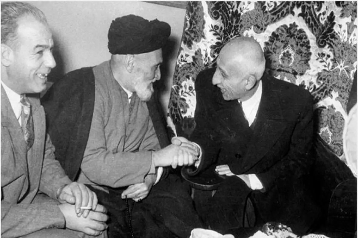 تصاویر| آشتی تاریخی دکتر مصدق و آیت الله کاشانی در سال 1331